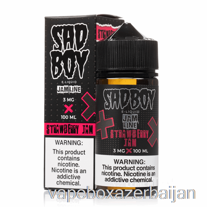 Vape Azerbaijan Strawberry Jam - Sadboy - 100mL 6mg